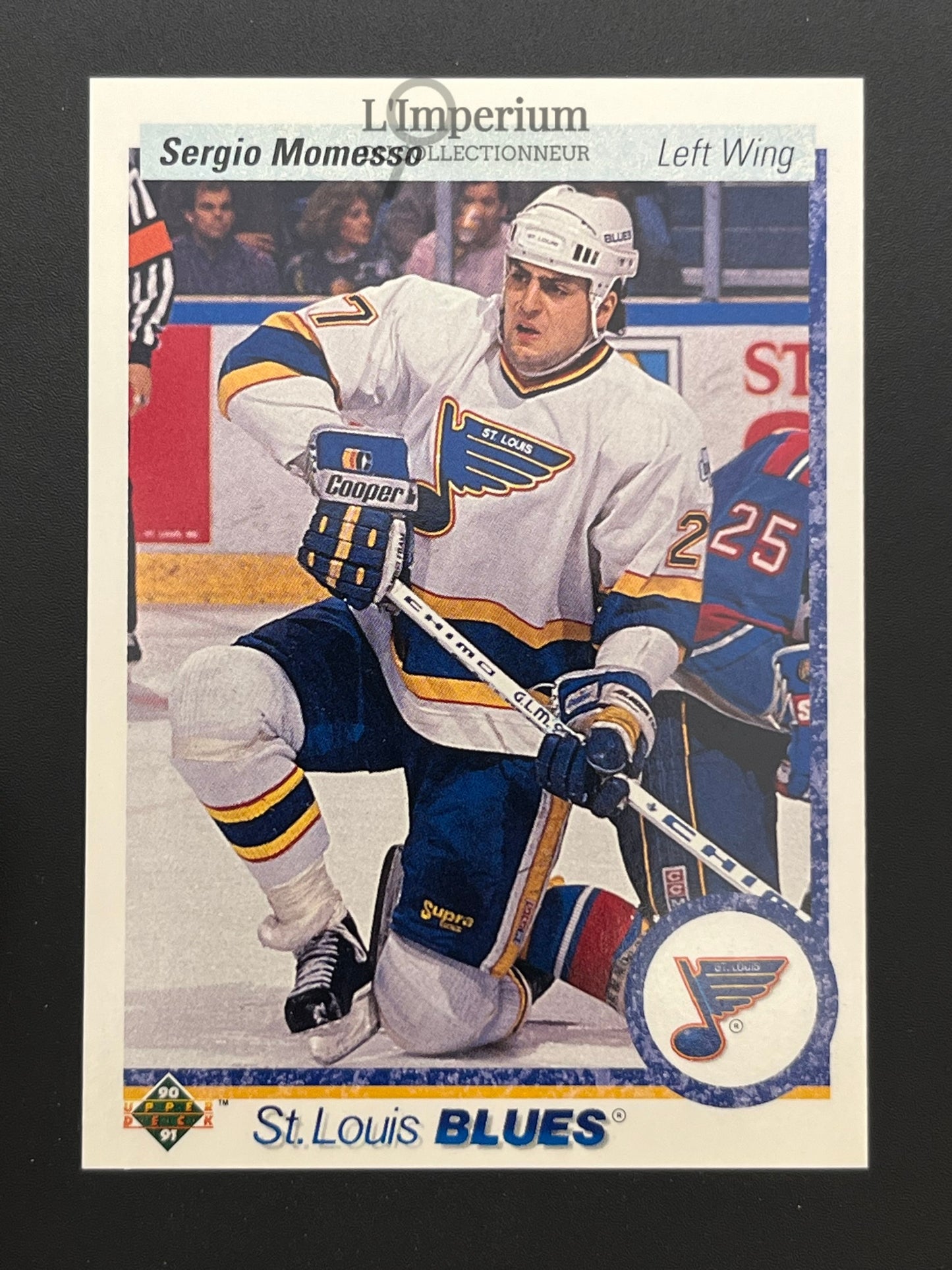 19. Sergio Momesso RC Upper Deck 1990-91 Hockey Card