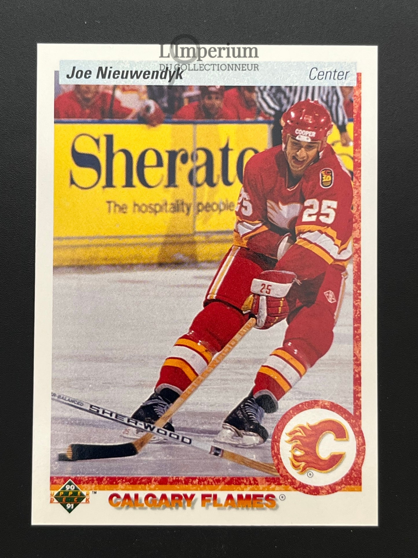 26. Joe Nieuwendyk Upper Deck 1990-91 Hockey Card