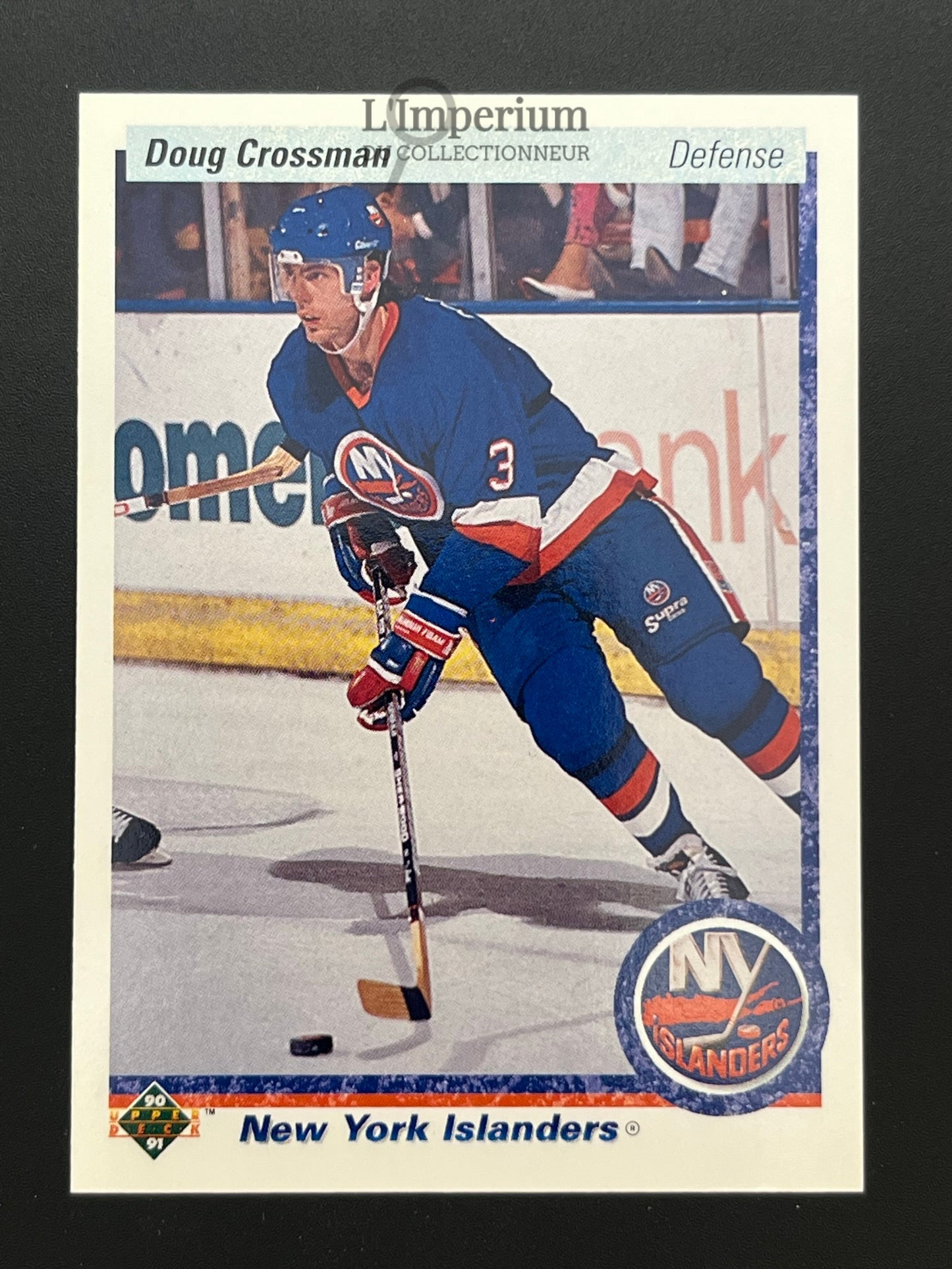 7. Doug Crossman Upper Deck 1990-91 Hockey Card