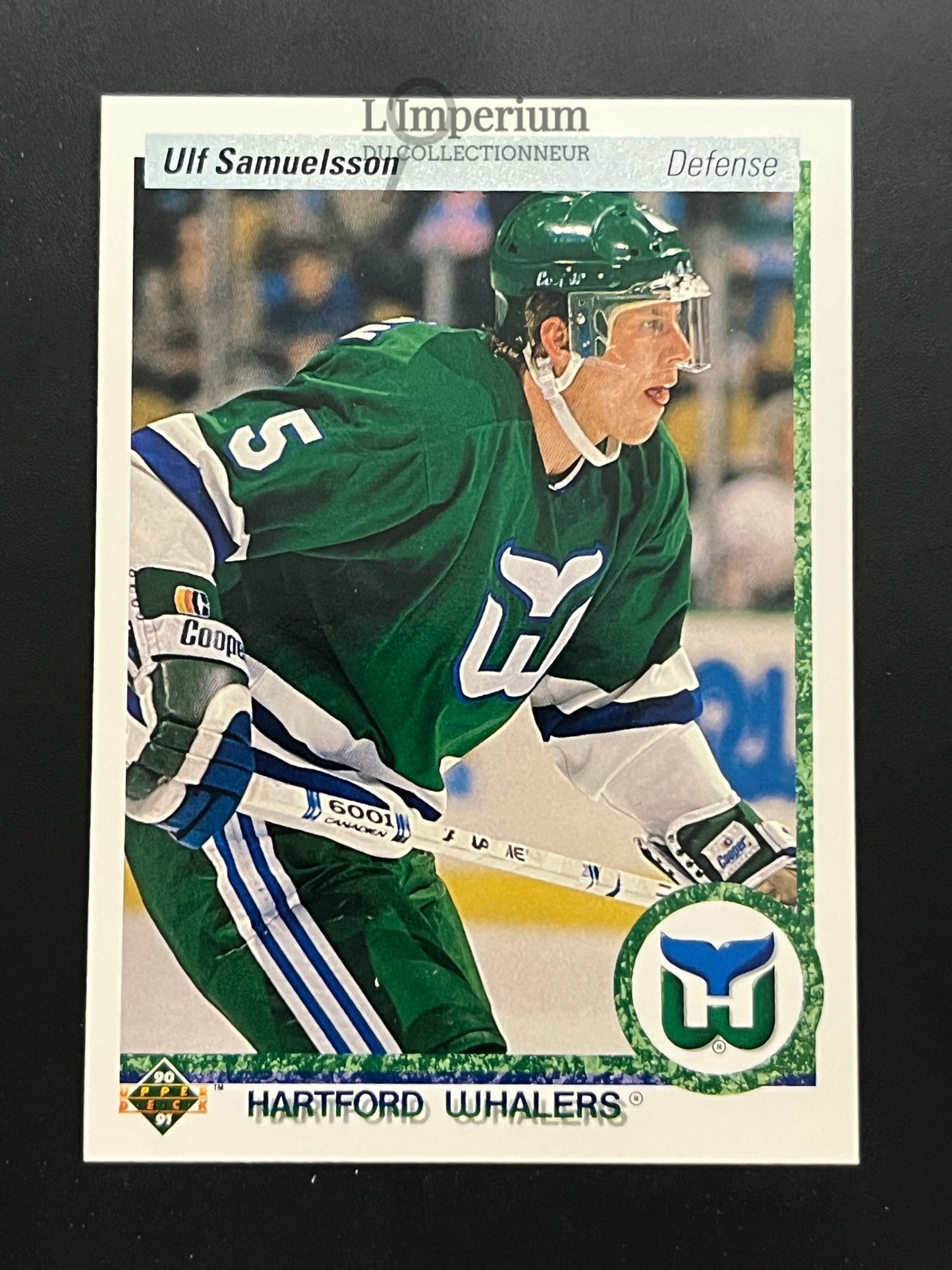 287. Ulf Samuelsson Upper Deck 1990-91 Hockey Card