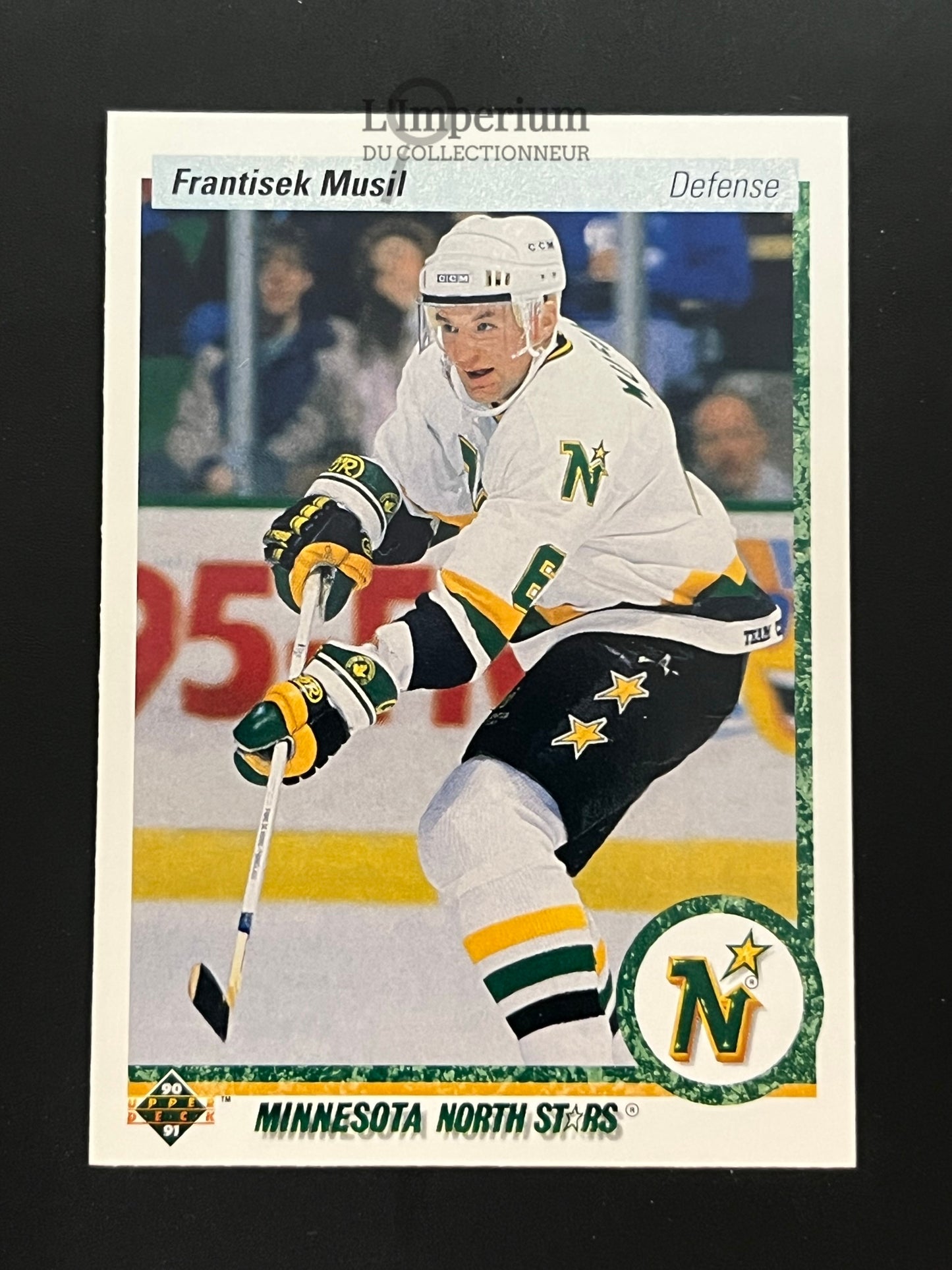 383. Frank Musil Upper Deck 1990-91 Hockey Card