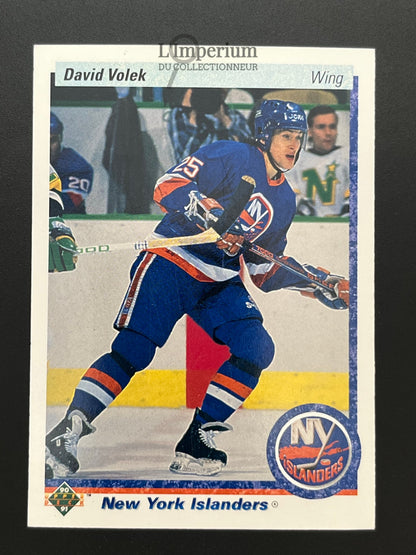 1. David Volek Upper Deck 1990-91 Hockey Card