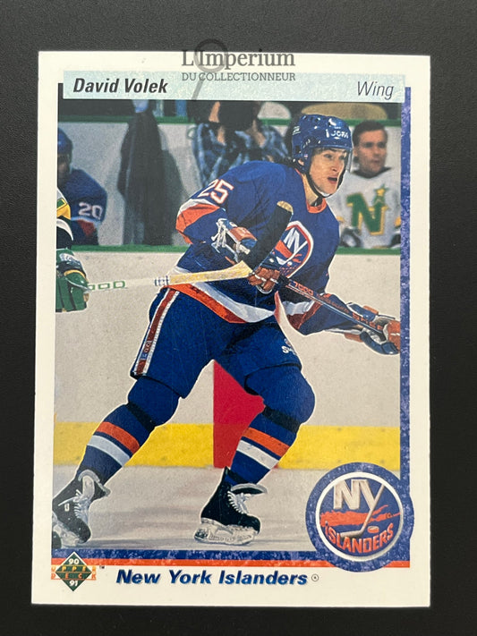 1. David Volek Upper Deck 1990-91 Hockey Card