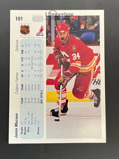 101. Jamie Macoun Upper Deck 1990-91 Hockey Card