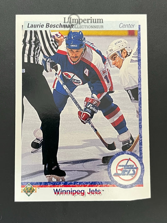 103. Laurie Boshman Upper Deck 1990-91 Hockey Card