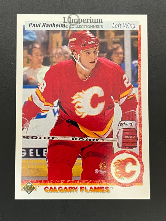 104. Paul Ranheim RC Upper Deck 1990-91 Hockey Card