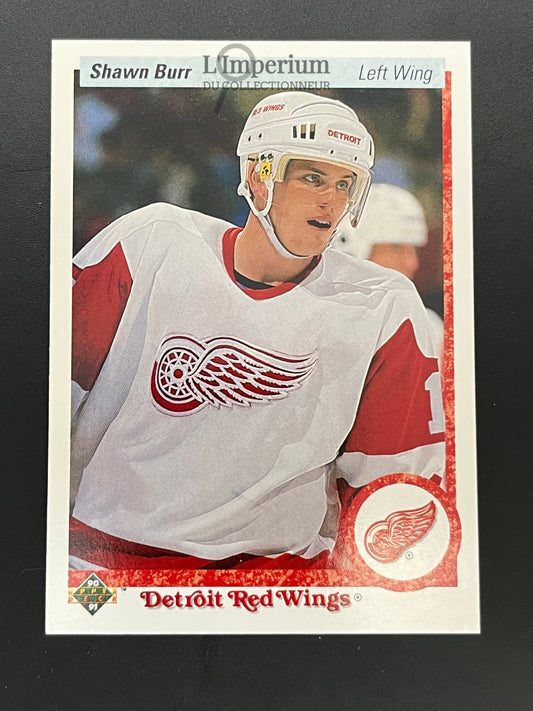 111. Shawn Burr Upper Deck 1990-91 Hockey Card