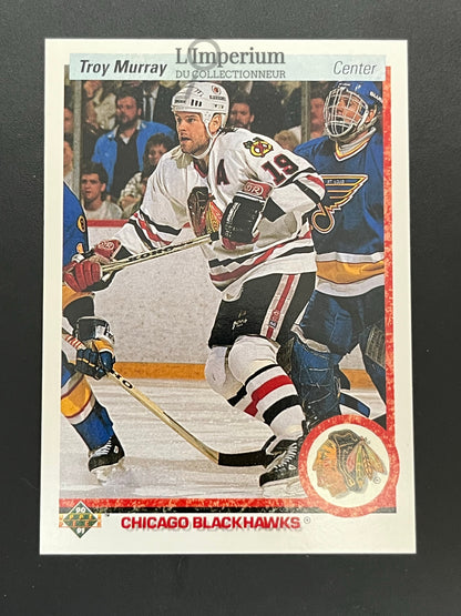 112. Troy Murray Upper Deck 1990-91 Hockey Card