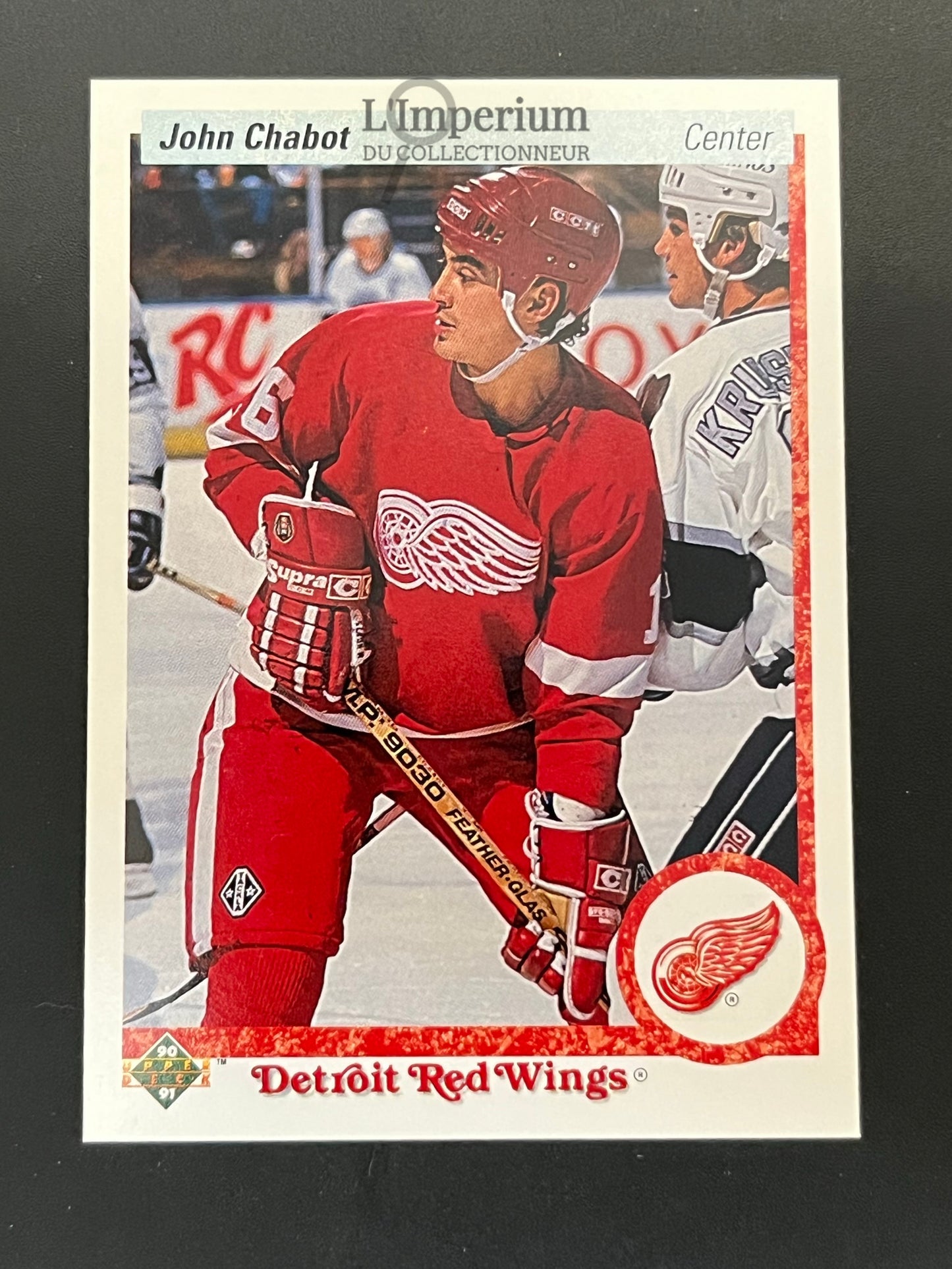 113. John Chabot Upper Deck 1990-91 Hockey Card