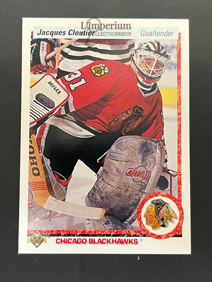 114. Jacques Cloutier RC Upper Deck 1990-91 Hockey Card