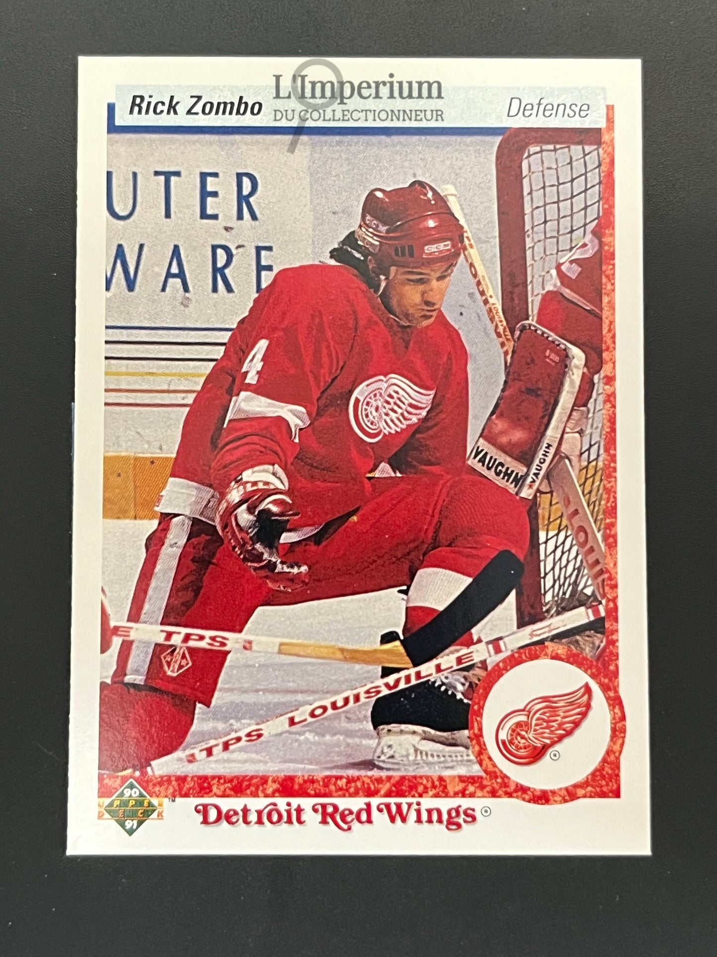 115. Rick Zombo RC Upper Deck 1990-91 Hockey Card