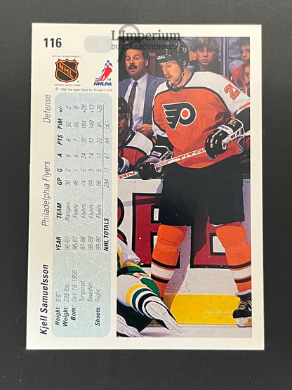 116. Kjell Samuelsson Upper Deck 1990-91 Hockey Card