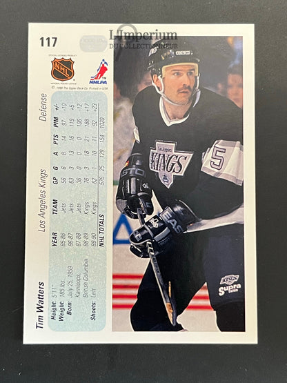 117. Tim Watters Upper Deck 1990-91 Hockey Card