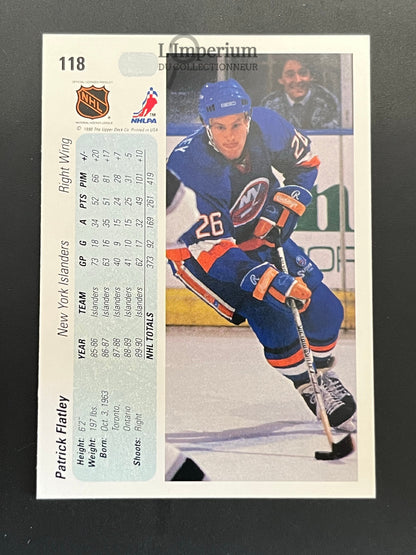 118. Pat Flatley Upper Deck 1990-91 Hockey Card