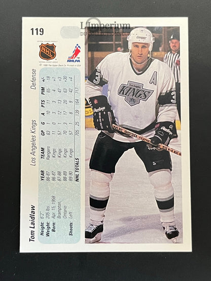 119. Tom Laidlaw Upper Deck 1990-91 Hockey Card
