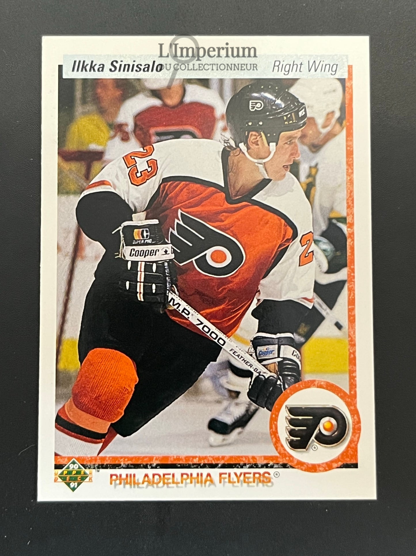 120. IIkka Sinisalo Upper Deck 1990-91 Hockey Card