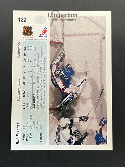 122. Bob Essensa RC Upper Deck 1990-91 Hockey Card