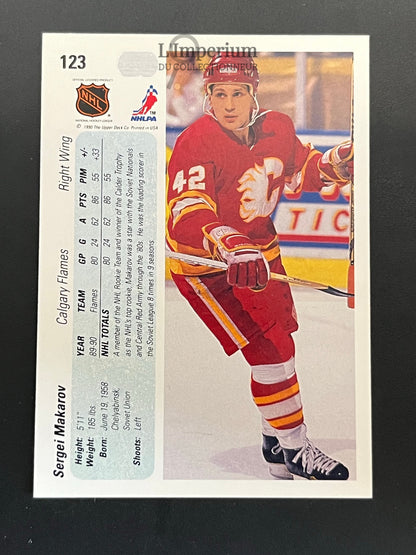 123. Sergei Marakov RC Upper Deck 1990-91 Hockey Card