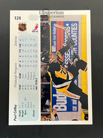 124. Paul Coffey Upper Deck 1990-91 Hockey Card