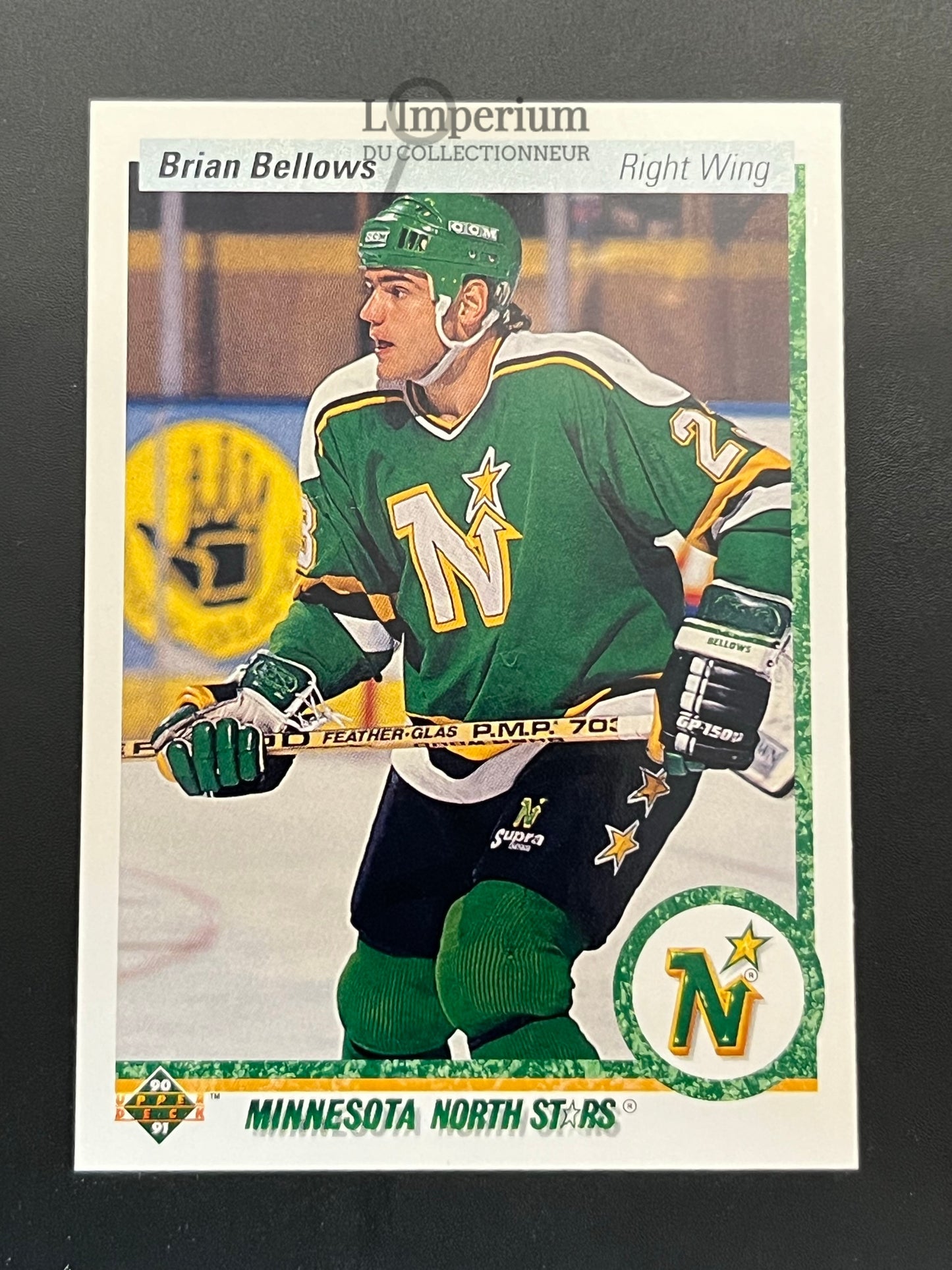 126. Brian Bellows Upper Deck 1990-91 Hockey Card