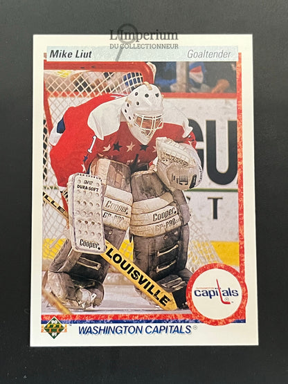 127. Mike Liut Upper Deck 1990-91 Hockey Card
