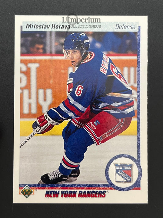 13. Miloslav Horava RC Upper Deck 1990-91 Hockey Card