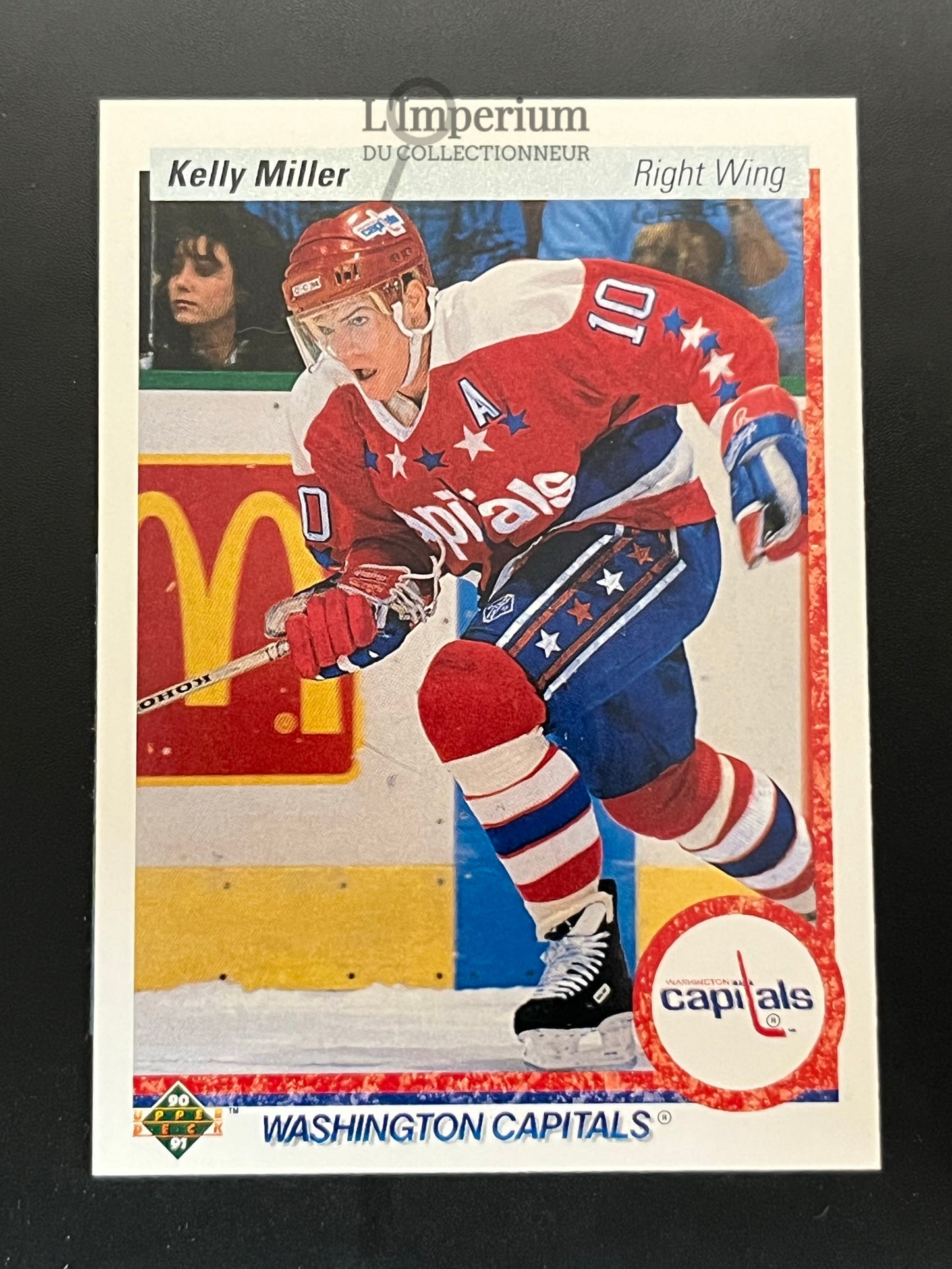 130. Kelly Miller Upper Deck 1990-91 Hockey Card