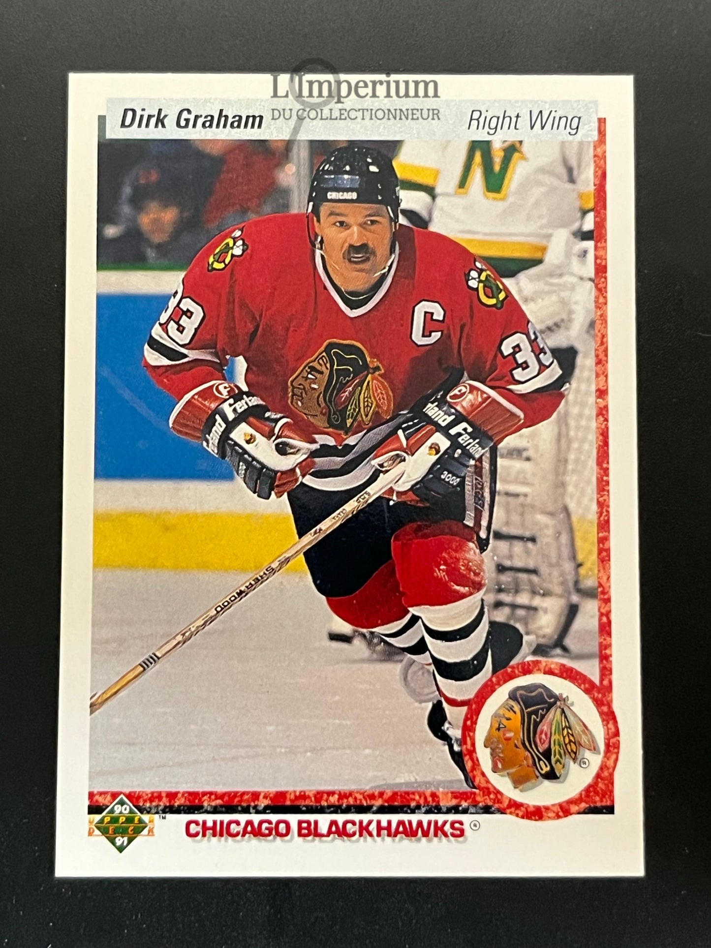 131. Dirk Graham Upper Deck 1990-91 Hockey Card