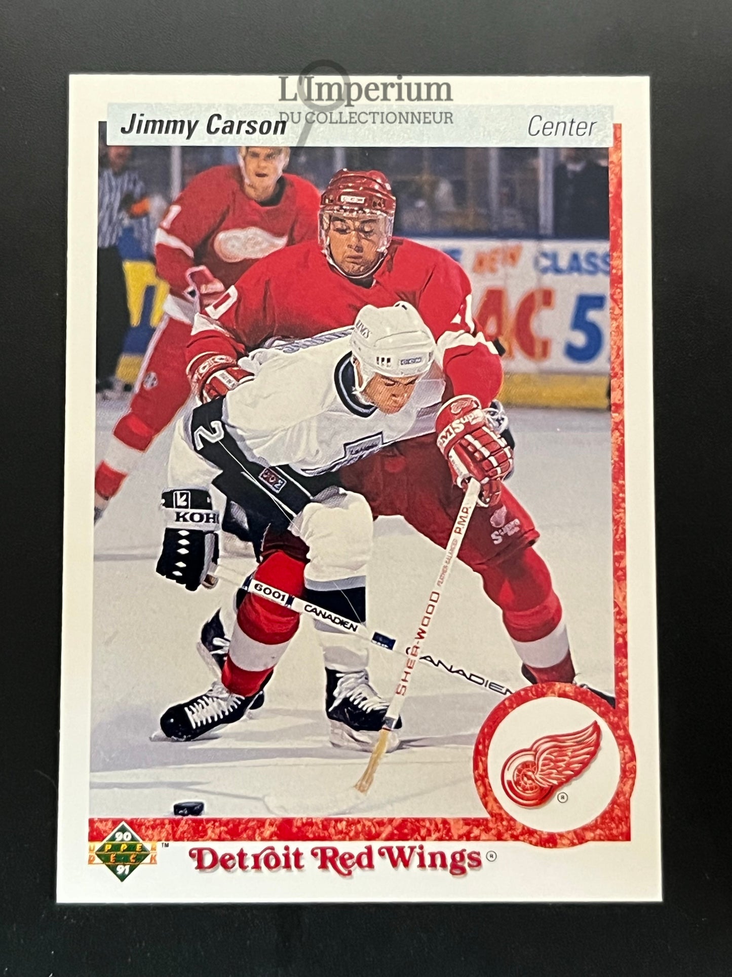 132. Jimmy Carson Upper Deck 1990-91 Hockey Card