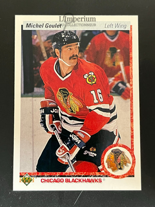 133. Michel Goulet Upper Deck 1990-91 Hockey Card