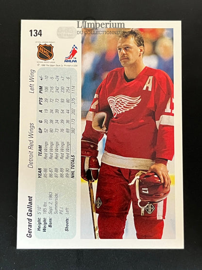 134. Gerald Gallant Upper Deck 1990-91 Hockey Card