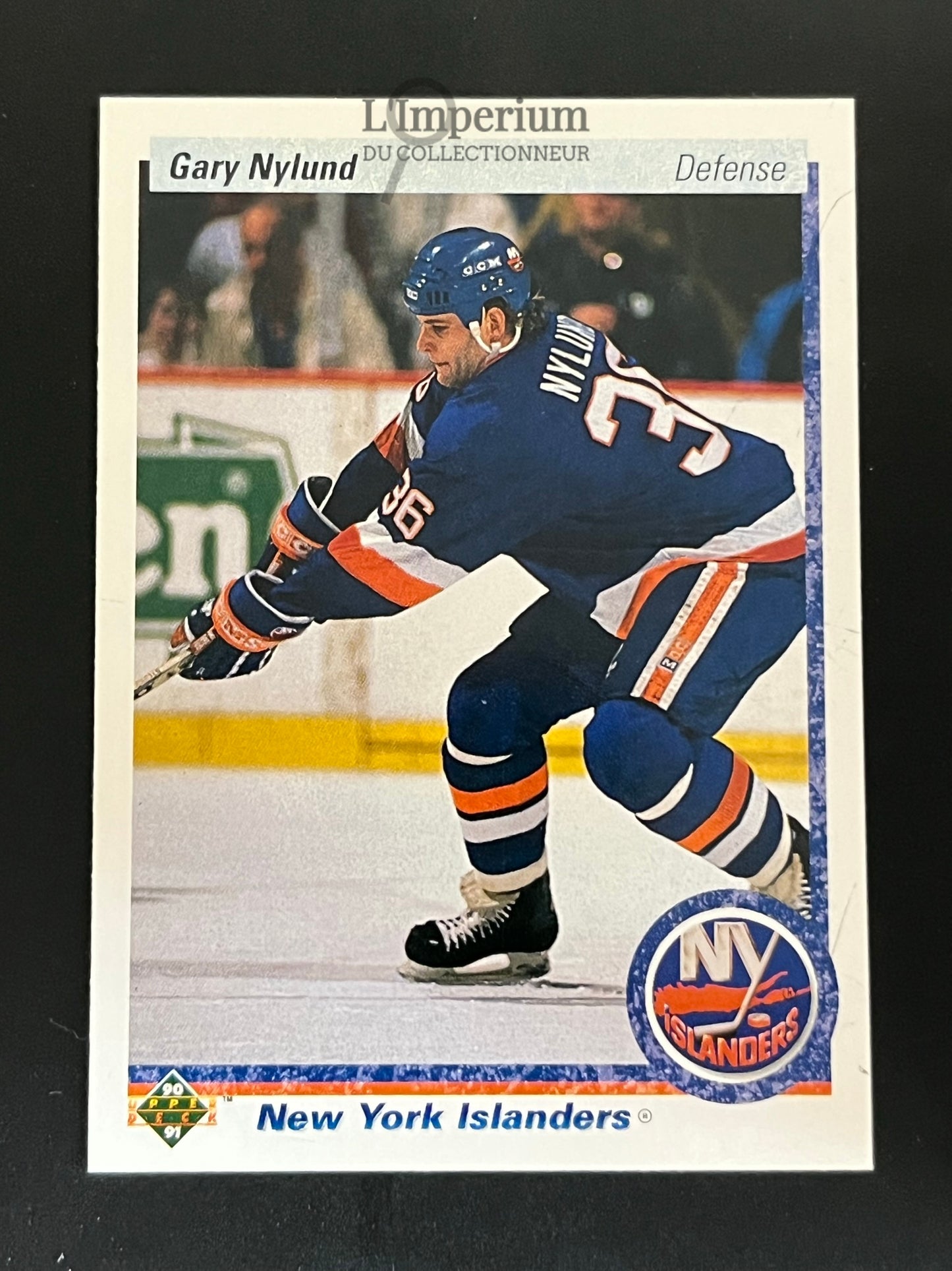 139. Gary Nylund Upper Deck 1990-91 Hockey Card
