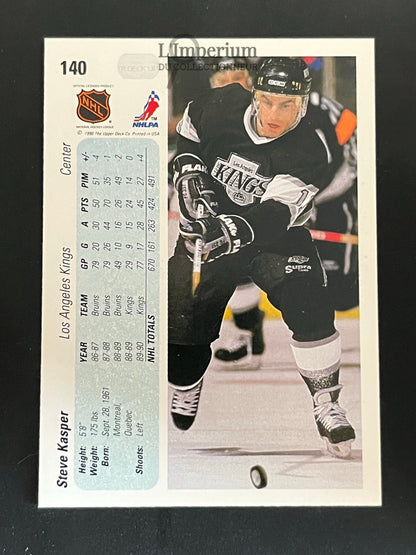 140. Steve Kasper Upper Deck 1990-91 Hockey Card