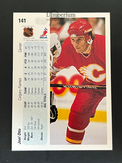 141. Joel Otto Upper Deck 1990-91 Hockey Card