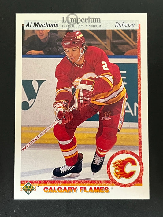 143. Al MacInnis Upper Deck 1990-91 Hockey Card