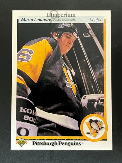 144. Mario Lemieux Upper Deck 1990-91 Hockey Card