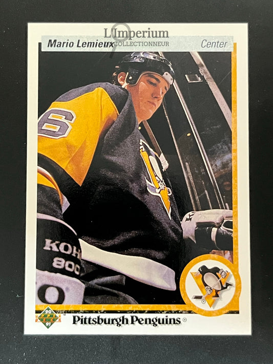 144. Mario Lemieux Upper Deck 1990-91 Hockey Card