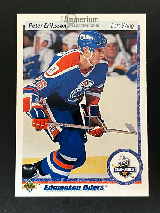 145. Peter Eriksson RC Upper Deck 1990-91 Hockey Card