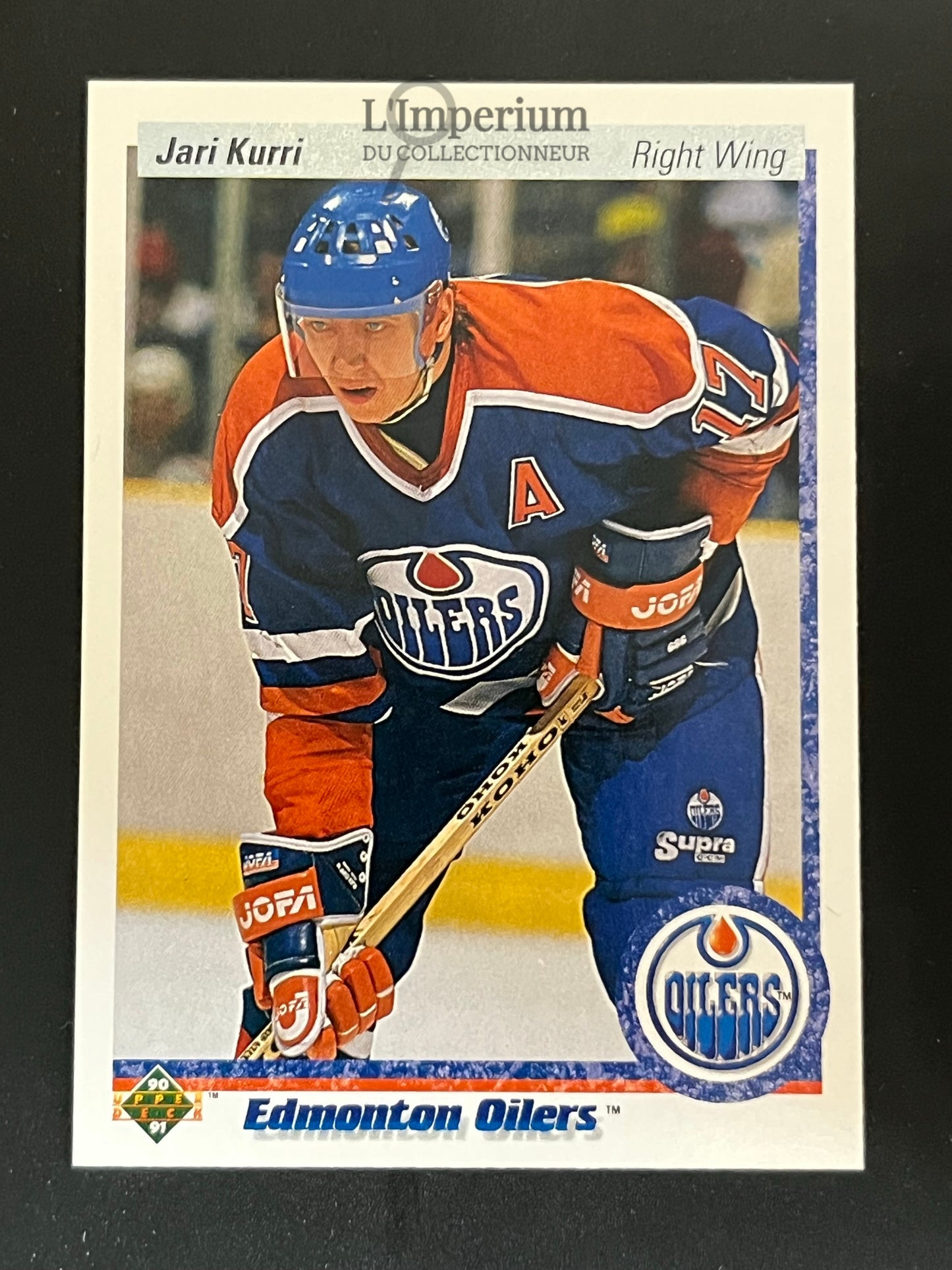 146. Jari Kurri Upper Deck 1990-91 Hockey Card