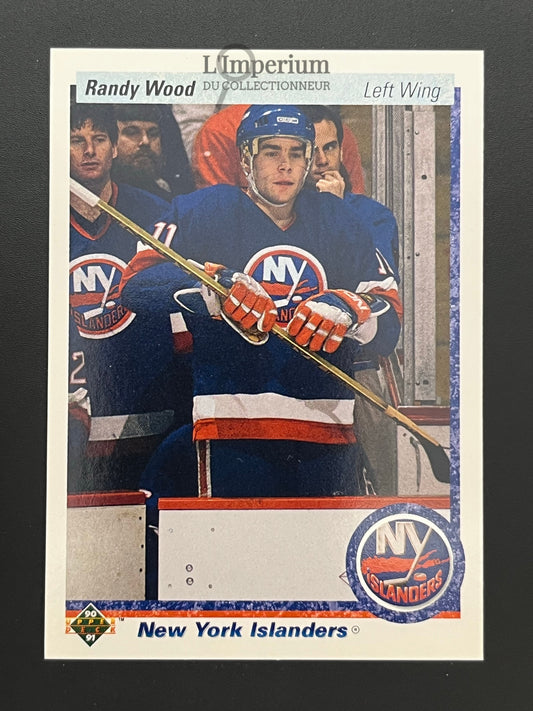 16. Randy Wood Upper Deck 1990-91 Hockey Card