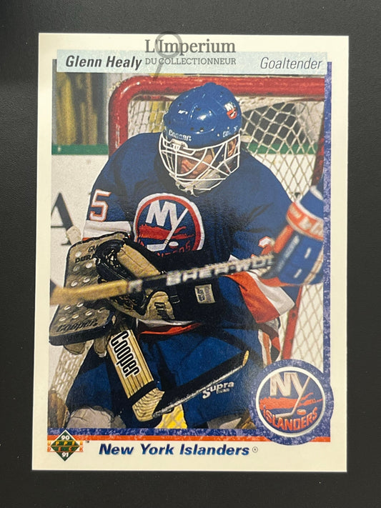 18. Glenn Healy RC Upper Deck 1990-91 Hockey Card