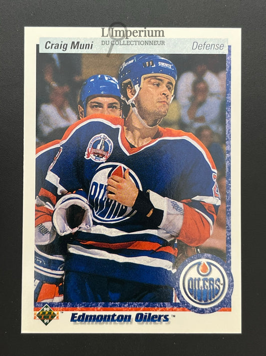 21. Graig Muni Upper Deck 1990-91 Hockey Card