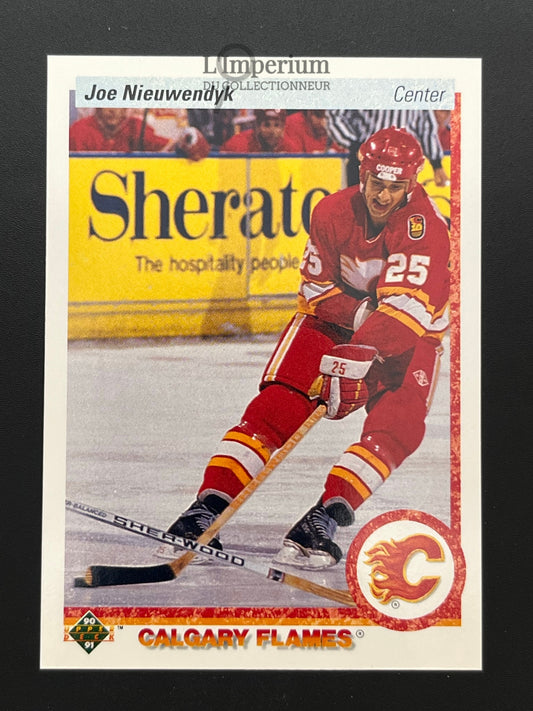 26. Joe Nieuwendyk Upper Deck 1990-91 Hockey Card