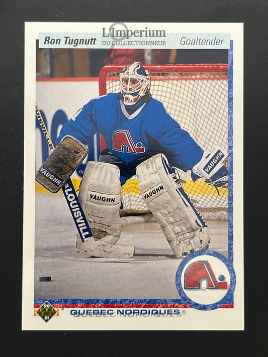 27. Ron tugnutt Upper Deck 1990-91 Hockey Card