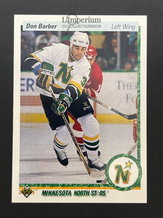 28. Don Barber RC Upper Deck 1990-91 Hockey Card