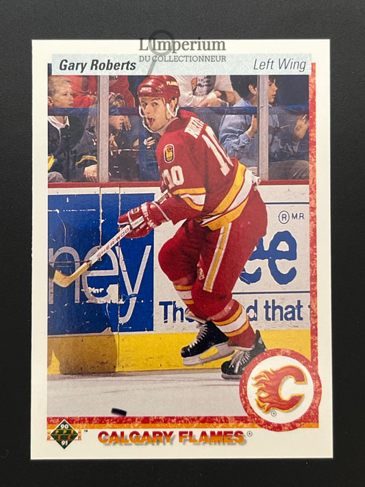 29. Gary Roberts Upper Deck 1990-91 Hockey Card