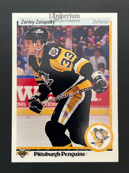 33. Zarley Zalapski Upper Deck 1990-91 Hockey Card