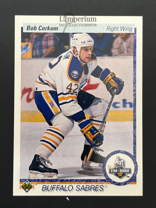 35. Bob Corkum RC Upper Deck 1990-91 Hockey Card