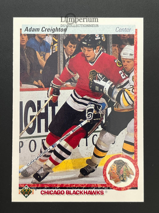 4. Adam Creighton Upper Deck 1990-91 Hockey Card