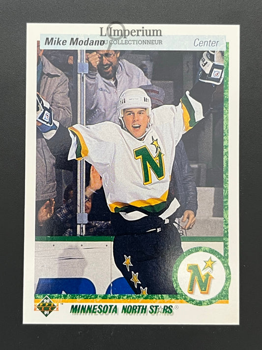 46. Mike Modano RC Upper Deck 1990-91 Hockey Card